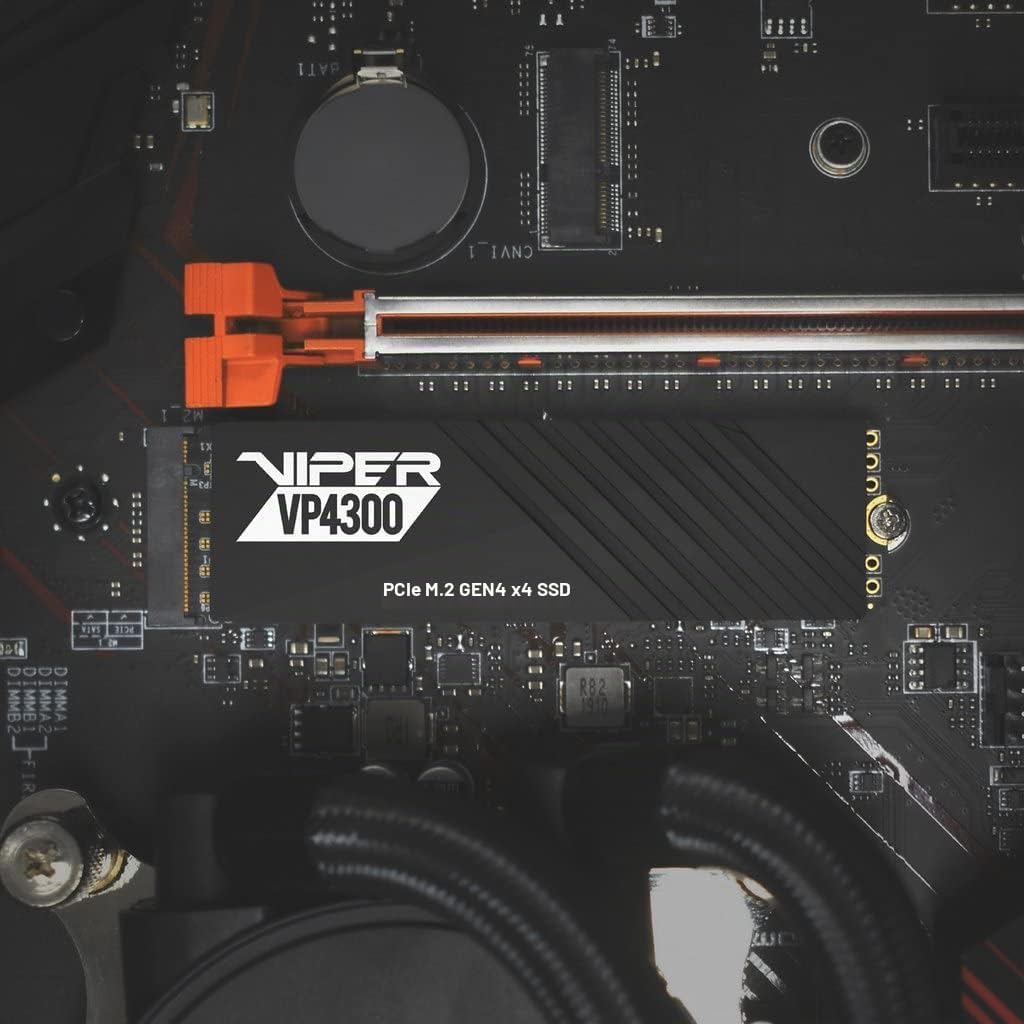 Patriot Viper VP4300, 1TB PCIe Gen4 x4 NVMe M.2 SSD, bis zu 7400MB/s sequenzielle Lese- und 5500MB/s