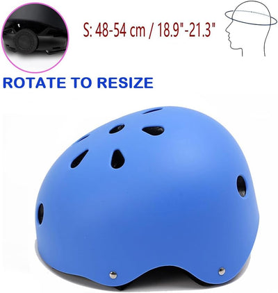 YUDOXN Knieschoner Kinder 7 in 1 Set mit Skaterhelm. Knieschoner Ellenbogenschoner Inliner Kinder mi