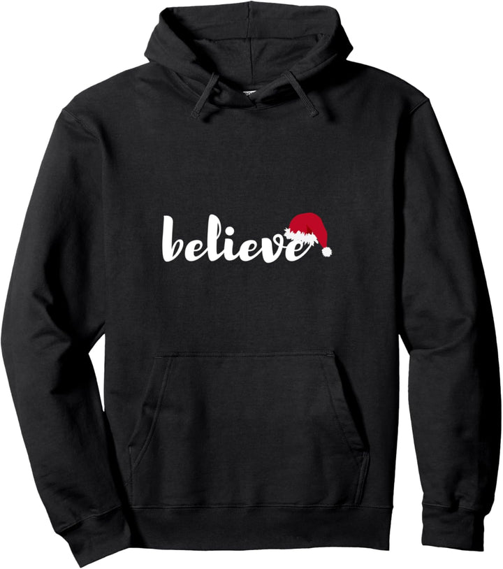 Glauben Sie an Weihnachten Familienfeiertagsgeschenke Pullover Hoodie