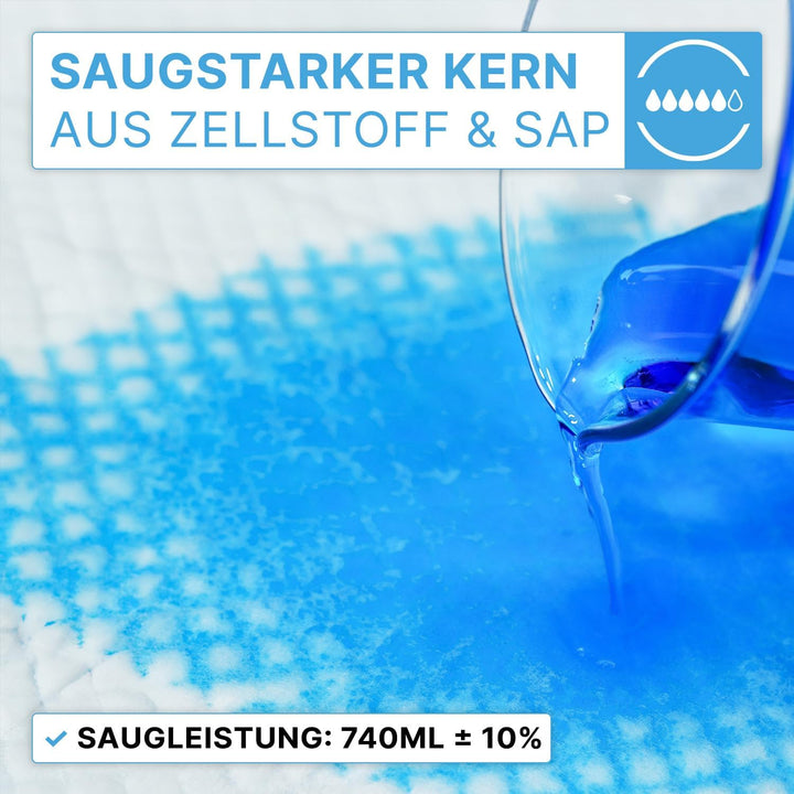 30x ARNOMED® Welpen Unterlagen 60x60cm, Saugfähige PIPI Matten für Hunde &amp; Welpen, Puppy &amp; Dog Pads,