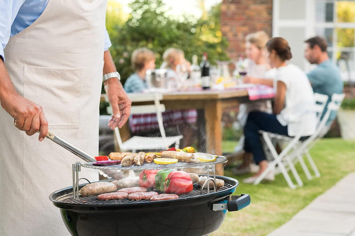 onlyfire Edelstahl Grillrost für Holzkohle-Kugelgrills und Keramikgrill, Warmhalterost für Weber Kug