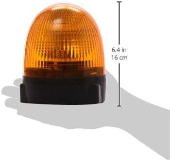 HELLA - Halogen-Rundumkennleuchte - Rota Compact - 12V - gelb - Anbau/geschraubt - Kabel: 140mm - St