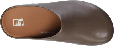 FitFlop Women's Shuv Clog 38 EU Minky Grey, 38 EU Minky Grey