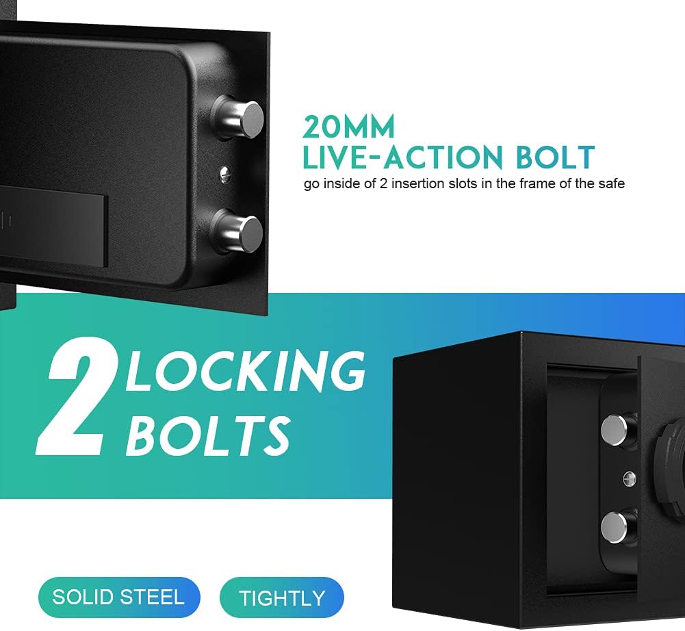 RPNB Deluxe-Tresor und Schliessfach, Spardose, Tresor mit digitaler Tastatur, perfekt für die Aufbew