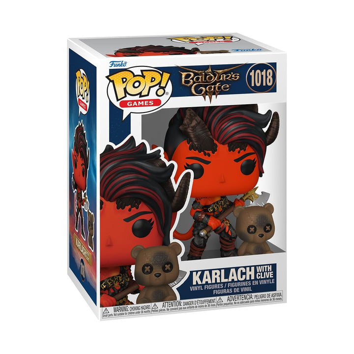 Funko Pop! & Buddy: Baldur's Gate - Karlach & Clive - Baldur's Gate 3 - Vinyl-Sammelfigur - Geschenk