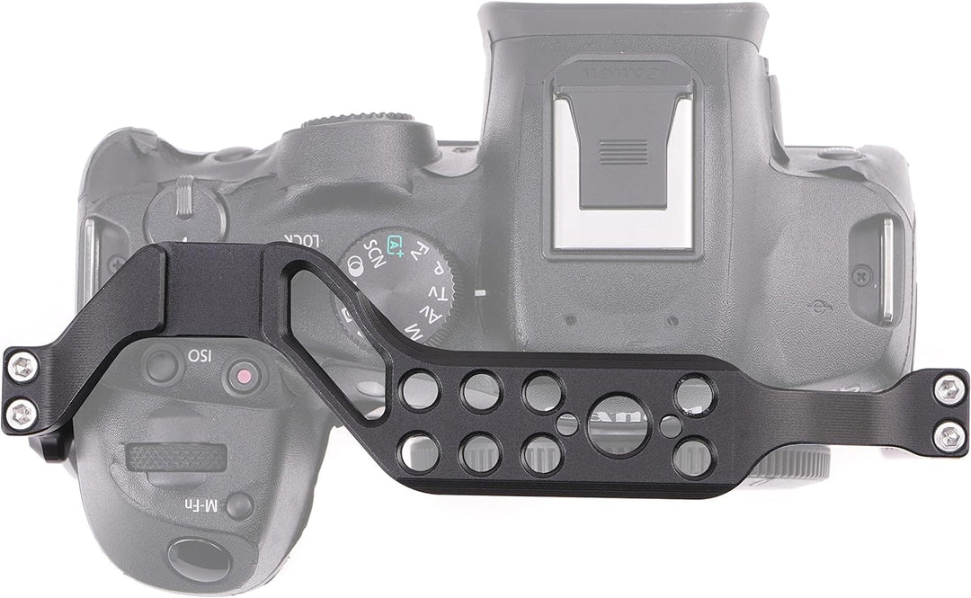 R7 Cage Mit oberem Handgriff, Hersmay Aluminium Kamerakäfig Camera Cage für Canon EOS R7 Kameras, Vl