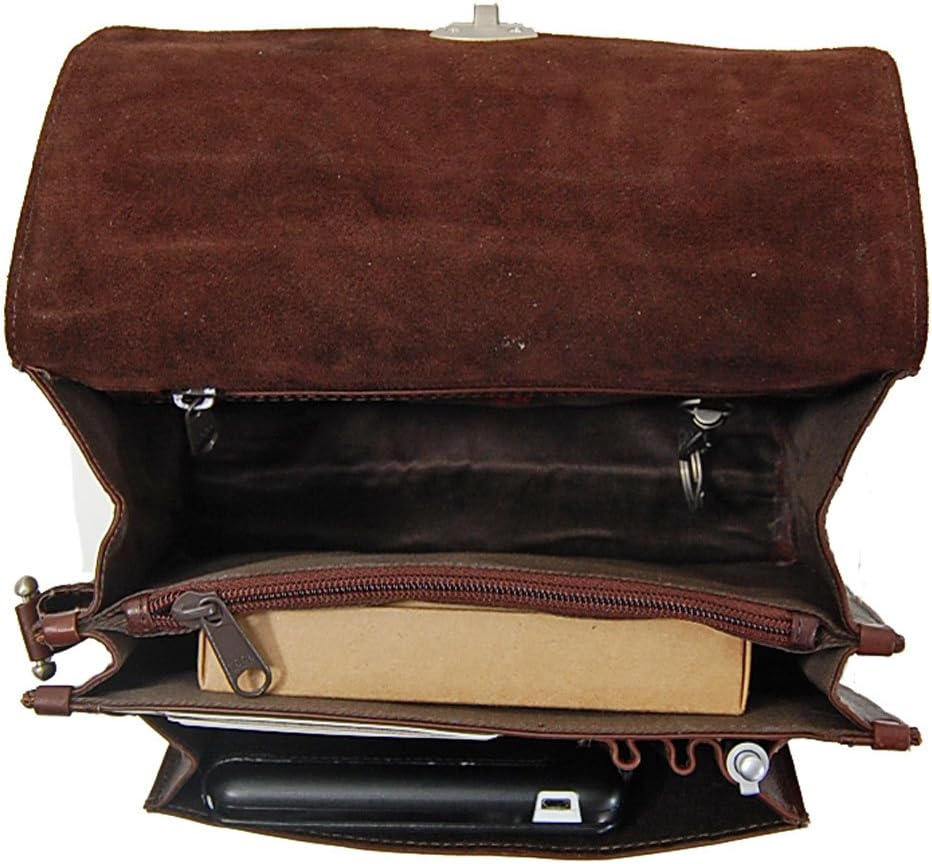 GoBago Branco Business Herren Handgelenktasche Herrentasche Tasche sehr hochwertig Braun, Braun