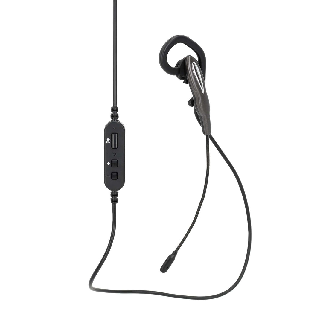 Nedis PC-Headset - Im Ohr - Mono - USB Type-A/USB Type-C - Klappbarer Mikrofon - Schwarz