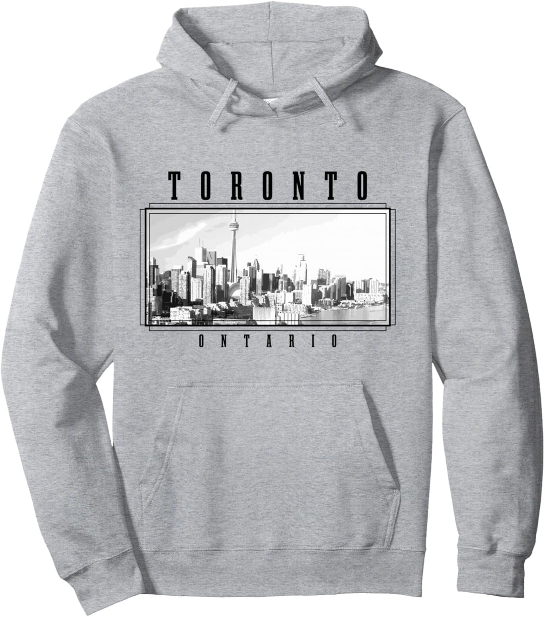 Toronto Ontario Kanada Vintage Souvenir Skyline Pullover Hoodie