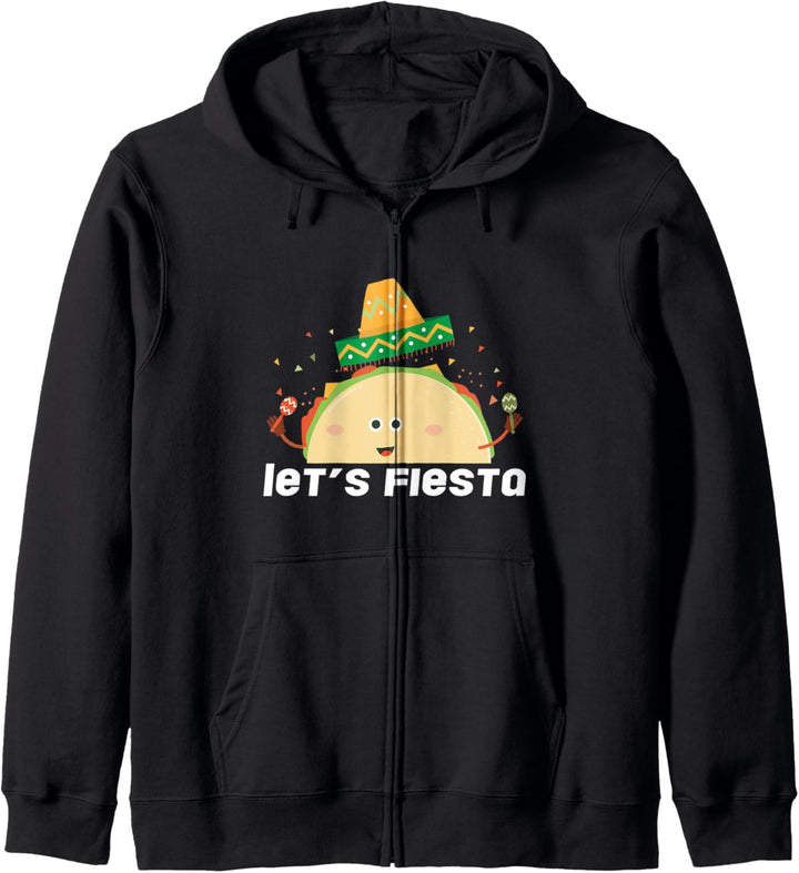 Let's Fiesta Burrito And Tacos Cinco De Mayo Kapuzenjacke