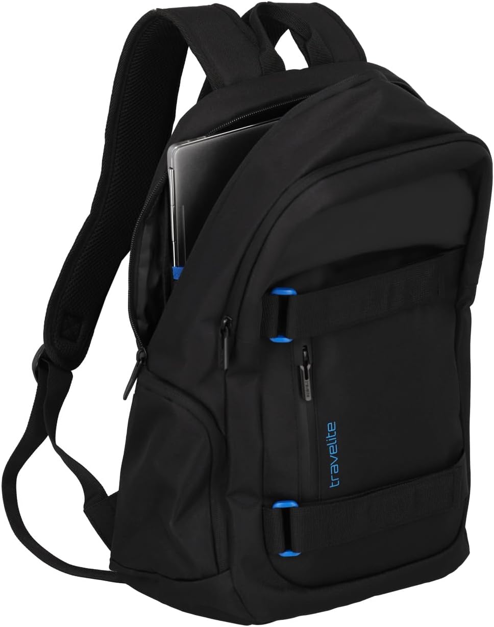 Travelite Handgepäck Rucksack, Laptop Rucksack 15,6 Zoll mit zusätzlichem Tabletfach, PATHWAY Strap,