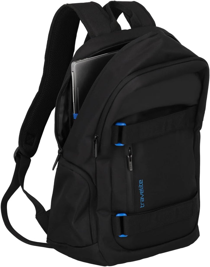Travelite Handgepäck Rucksack, Laptop Rucksack 15,6 Zoll mit zusätzlichem Tabletfach, PATHWAY Strap,