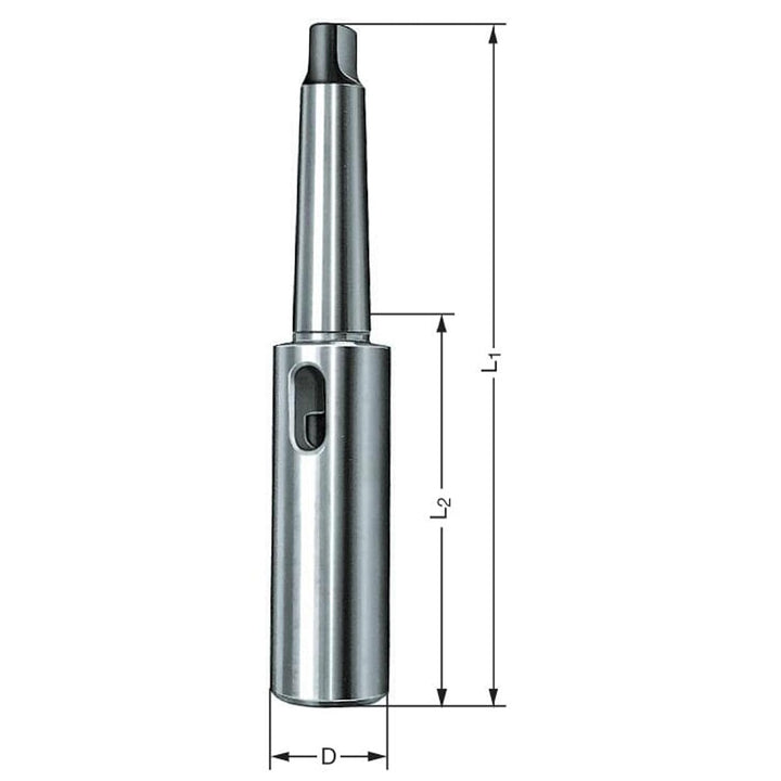 RÖHM 29130 Typ 275 Präzision Version Extension Sleeve mit externem Morsekegel 3 und interne Morsekeg