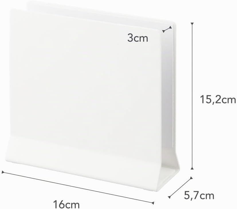 Yamazaki 4498 Tower Schlanker Laptop-Ständer, weiss, Stahl/Silikon/Polypropylen, Minimalistisches De