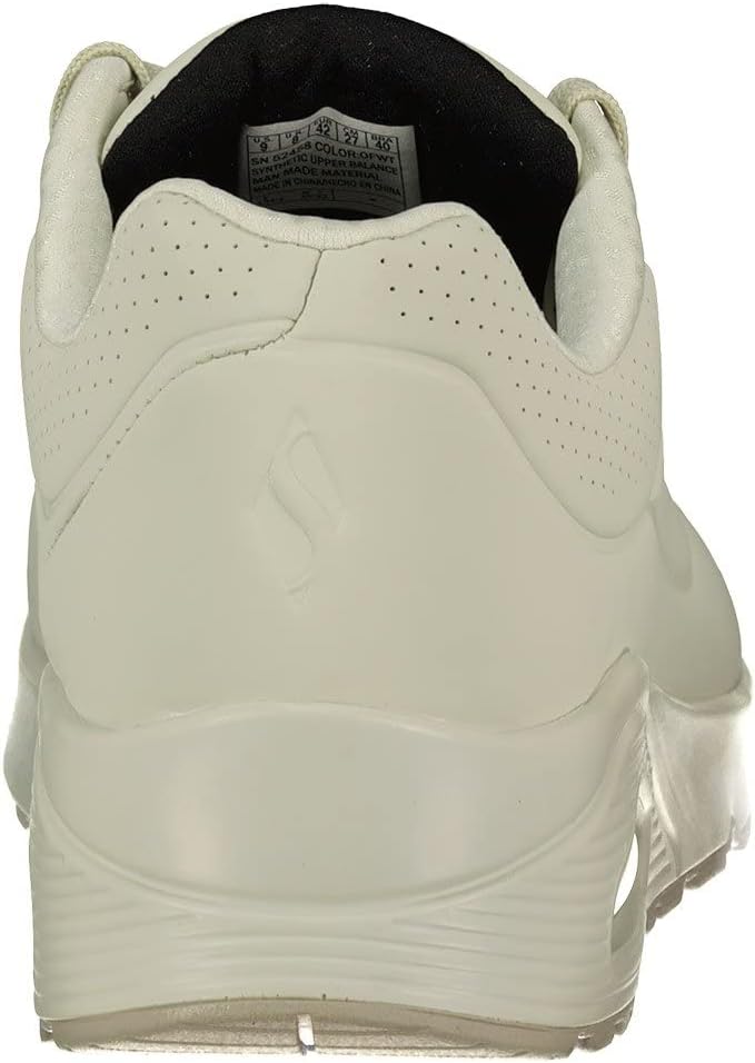 Skechers Herren UNO Stand On Air Sneaker 39.5 EU Off White Durabuck Mesh, 39.5 EU Off White Durabuck