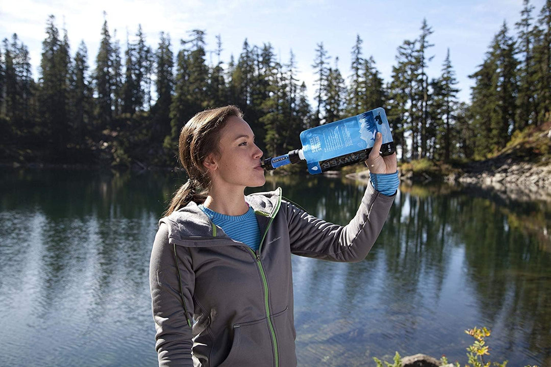 Sawyer Mini PointONE Wasserfilter Outdoor Notversorgung enfernt 100% Mikroplastik und 99,99999%* All