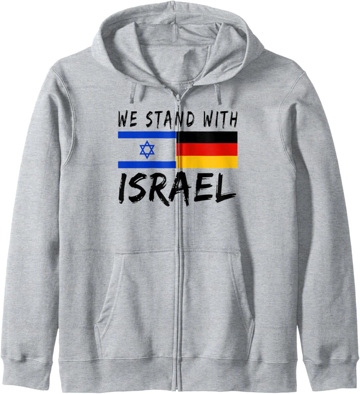 Israelisch Deutsch - I Stand With Israel Kapuzenjacke
