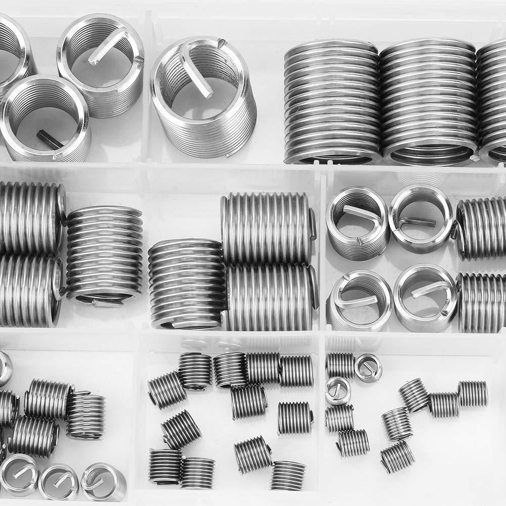 M5 M6 M8 M10 M12 M14 M16 304 Gewindeeinsätze Edelstahl Reparatureinsatz mit Gewinde Sortiment Spiral