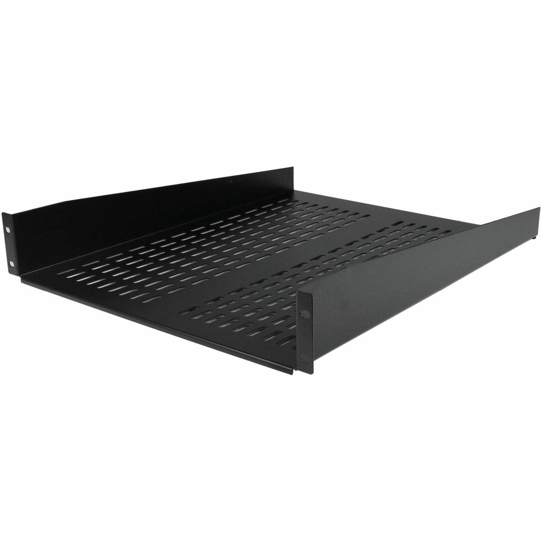 StarTech.com 2HE Rack Fachboden - Universelles perforiertes Fachboden/Kragarmfachboden für 19 Zoll N