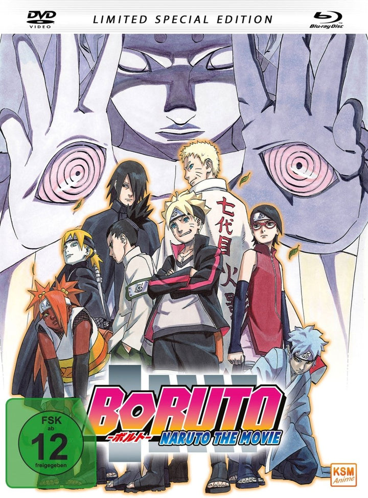 Boruto - Naruto The Movie (2015) Mediabook [DVD+ BD mit integriertem Booklet + Bonus Postkarte] [Blu