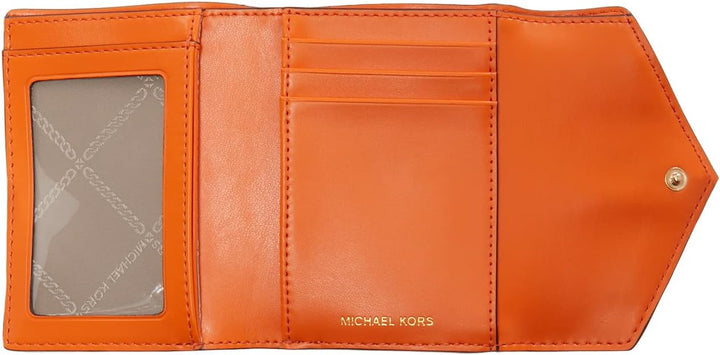 Michael Kors Damen Greenwich Trifold Wall Tasche Apricot, Apricot