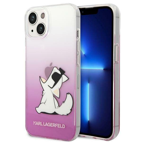Karl Lagerfeld KLHCP14MCFNRCPI hülle für iPhone 14 Plus 6,7" hardcase rosa/pink Choupette Fun
