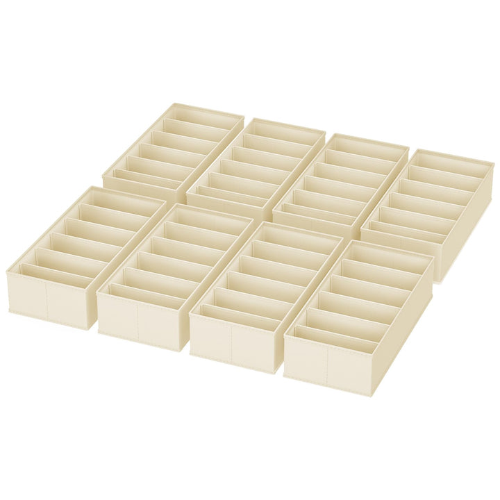 Schubladen Organizer Kleiderschrank Organizer - 8 Stück Faltbare Aufbewahrungsbox Stoff Schubladen O