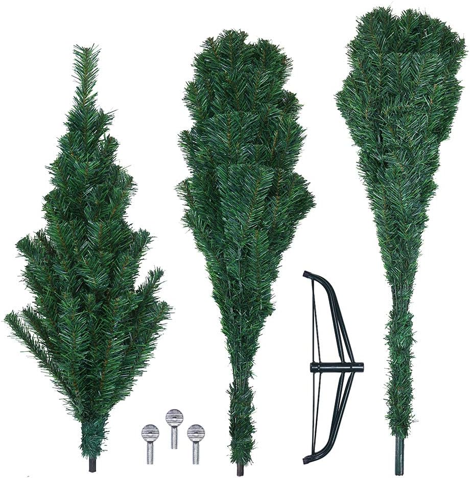 VEYLIN Künstlicher Weihnachtsbaum, 700 Spitzen, mit Metallständer, 1,8 m 1,8 M (6 Fuss), 700 Spitzen