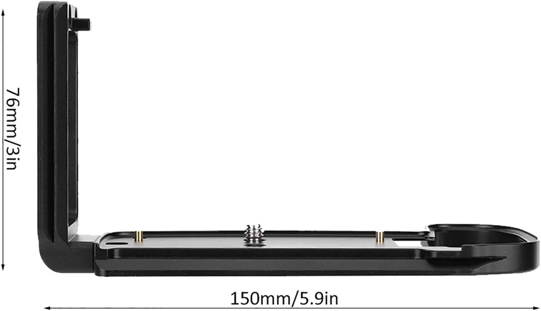 Kamera L-Platte Quick Release L-Plate Tragbare L-förmige Metall-Schnellwechselplattenhalterung Handg