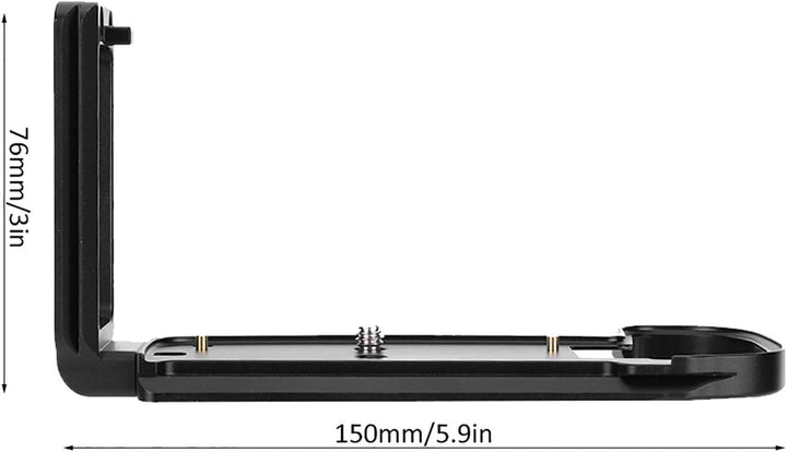 Kamera L-Platte Quick Release L-Plate Tragbare L-förmige Metall-Schnellwechselplattenhalterung Handg