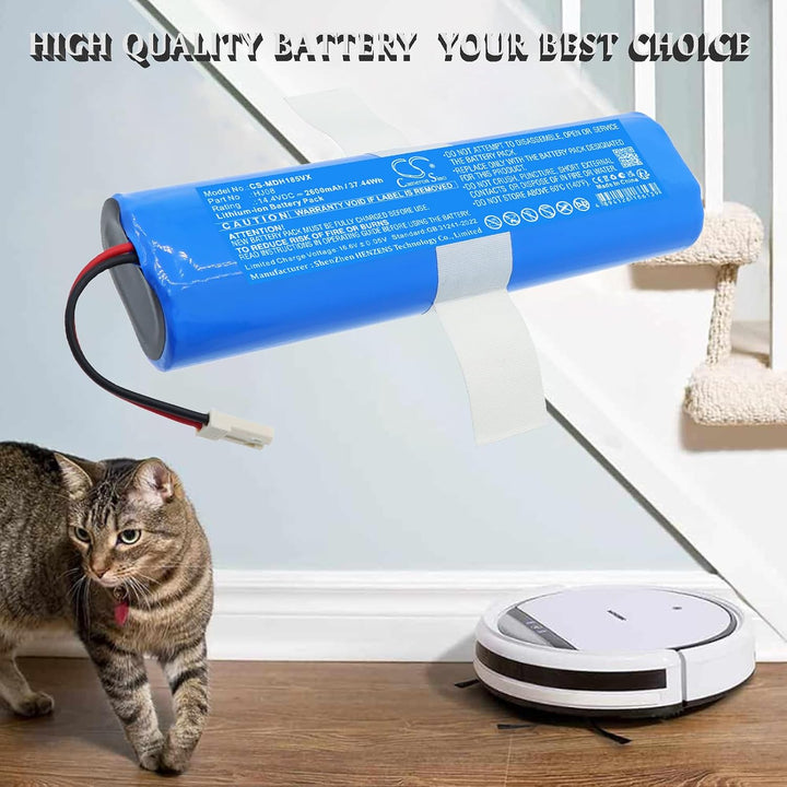 14.4V 2600mAh Ersatz akku kompatibel mit Medion MD13202, MD18500, MD18501, MD18600, MD19510, MD19511