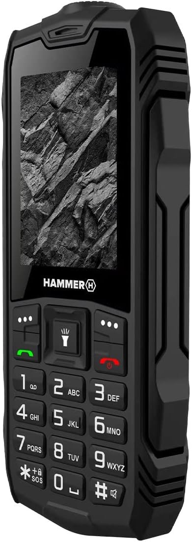 HAMMER H Rock Handy ohne Vertrag, 2.4 Zoll Farbdisplay, Robust, Mega Batterie 1800 mAh, (IP68), Stos