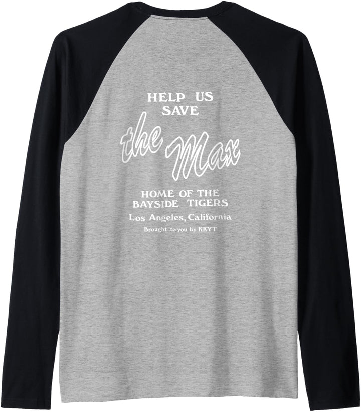 Saved By The Bell Speichern Sie die max Raglan
