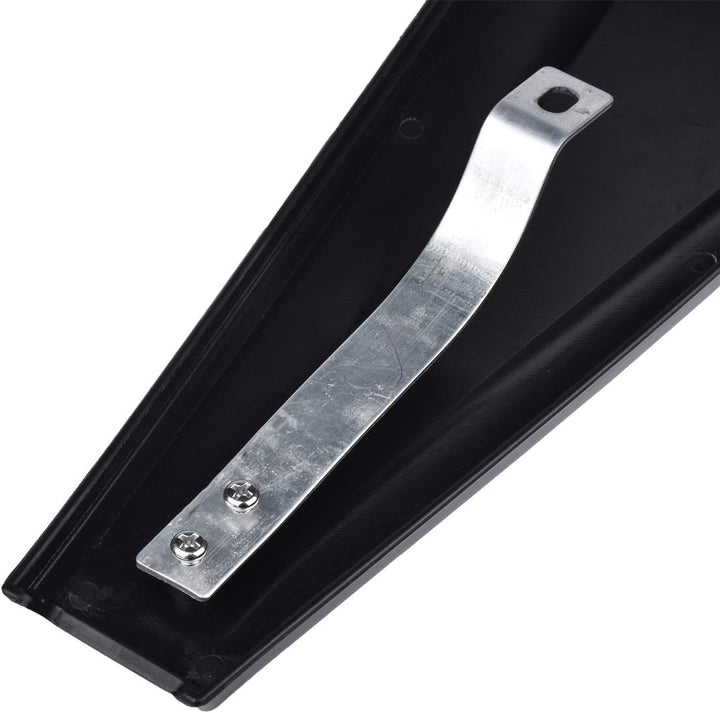 KATUR Schwarze Dekorative Kraftstofftankabdeckung/Schlossabdeckung, GläNzend Schwarz, Signatur Jim N