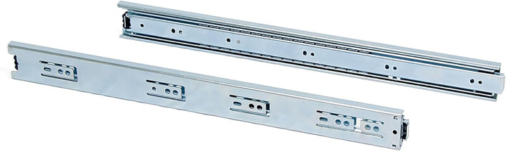 Emuca 3043805 Set Schubladenführungen, vollauszug mit Rollen, Lot von 5, Verzinktem, 650 mm 5 Stück