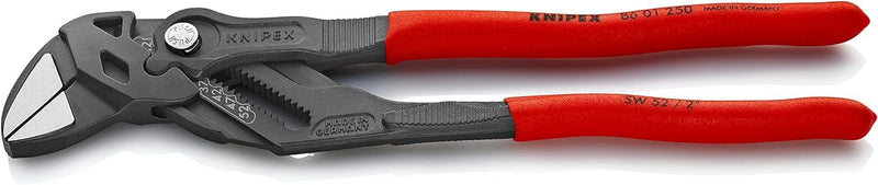 KNIPEX Zangenschlüssel, Multi-Schraubenschlüssel, Chrom-Vanadium, atramentiert, 250 mm, 86 01 250 at