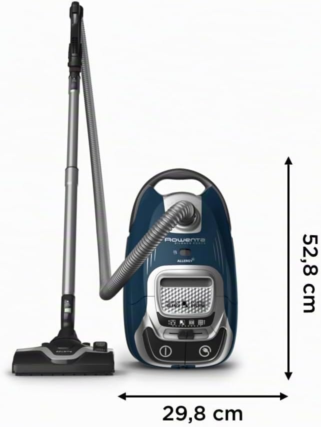 Rowenta RO7451 Silence Force Effitech Bodenstaubsauger mit Beutel | 400 Watt | extrem leise mit 57 d