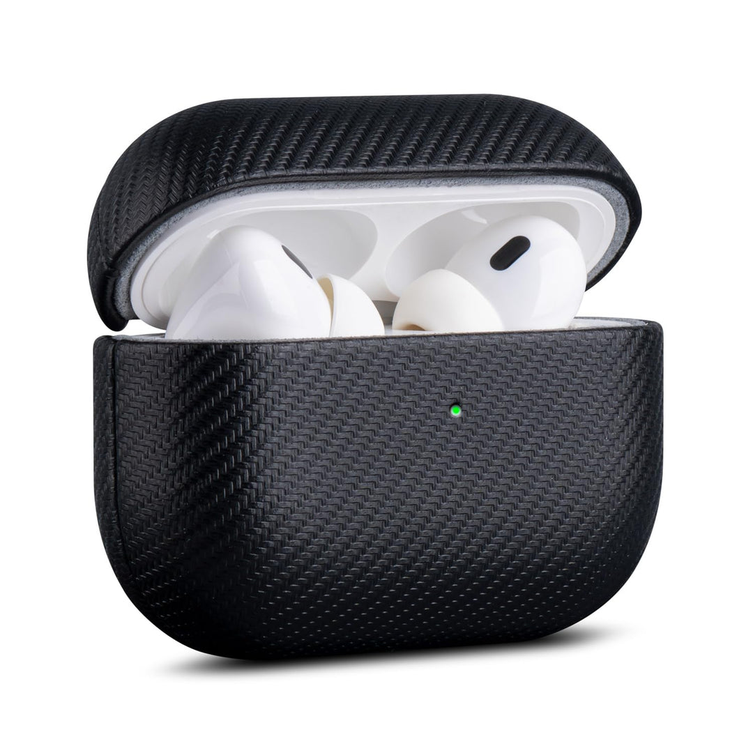 Haobobro [Karbonfaser Textur] AirPods Pro 2 Hülle Case 2022 - Handgefertigt AirPods Pro 2. Generatio