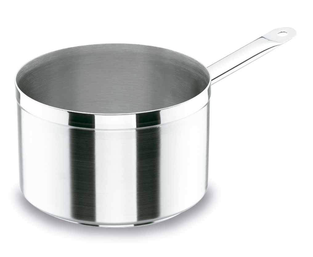 Lacor 54219 Stielkasserolle Durchmesser 18 cm Chef Luxe, Silber