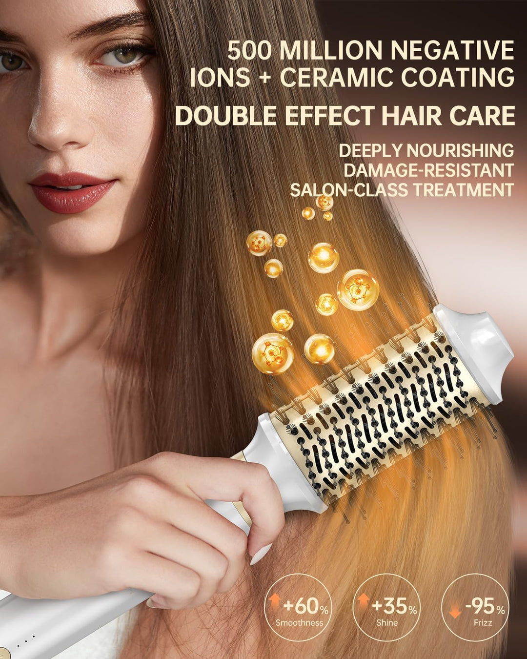 webeauty [Dual Voltage] 6in1 Hairstyler,110,000U/Min, 30M/S, 500 Millionen Negative Ionen Hochgeschw