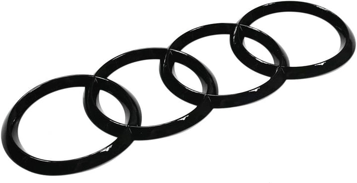 Audi 83A071802 Zeichen Heckklappe Ringe Black Edition Emblem Blackline Logo Schwarz
