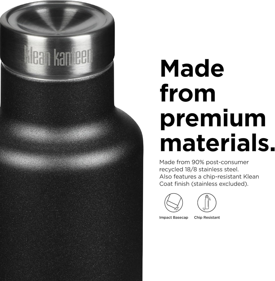 Klean Kanteen Herren Classic Vi Trinkflasche Einheitsgrösse Schwarz, Einheitsgrösse Schwarz