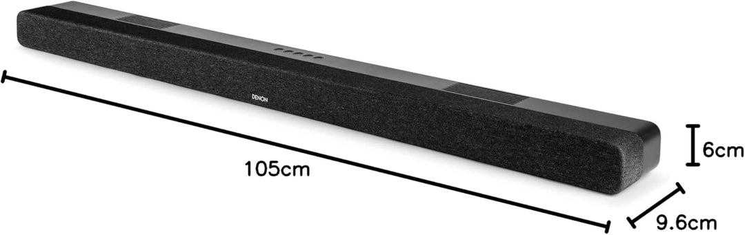 Denon DHT-S517 3.1.2 Dolby Atmos Soundbar System Mit Kabellosem Subwoofer, HDMI EARC Und Bluetooth,