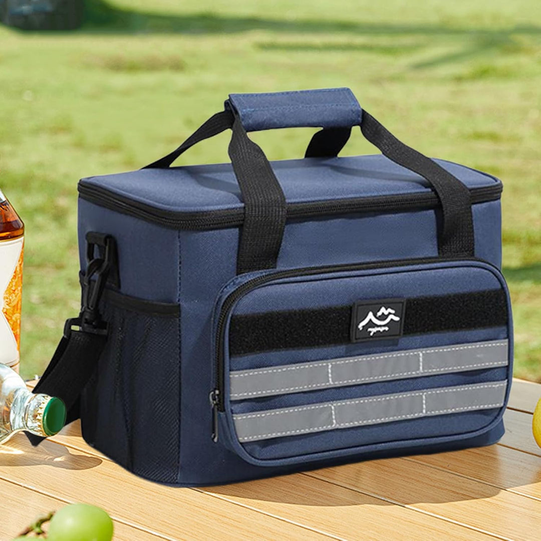 Strandkühler, isolierte Lunchbox, leichtes wasserdichtes Design, 30 x 21 x 18 cm, mit Griff, mehrere