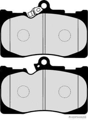 Herth+Buss J3602120 Bremsbelagsatz, Scheibenbremse, Set of 4