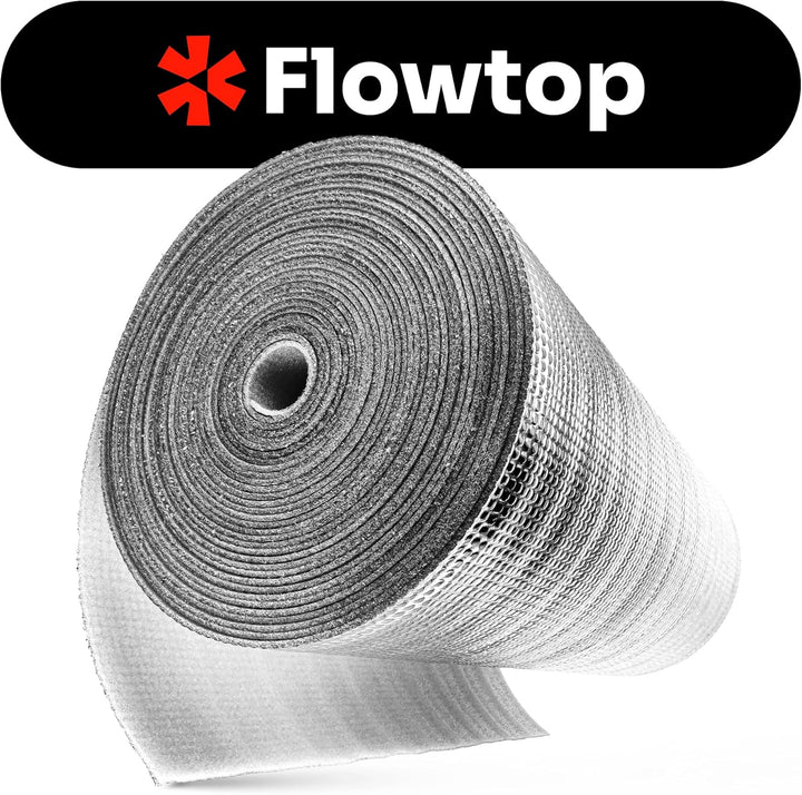 HEIZKÖRPER REFLEXIONSFOLIE 15 M X 0,5 M ISOLIERFOLIE WANDISOLIERUNG REFLEXIONSPLATTE FLOWTOP Reflekt