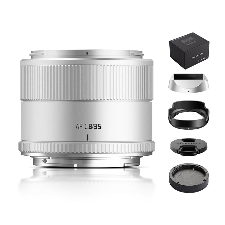 TTARTISAN AF 35 mm F1.8 Mark II Silber für Z-Mount, APS-C Objektiv, Kulturlandschaft, Autofokus-Obje