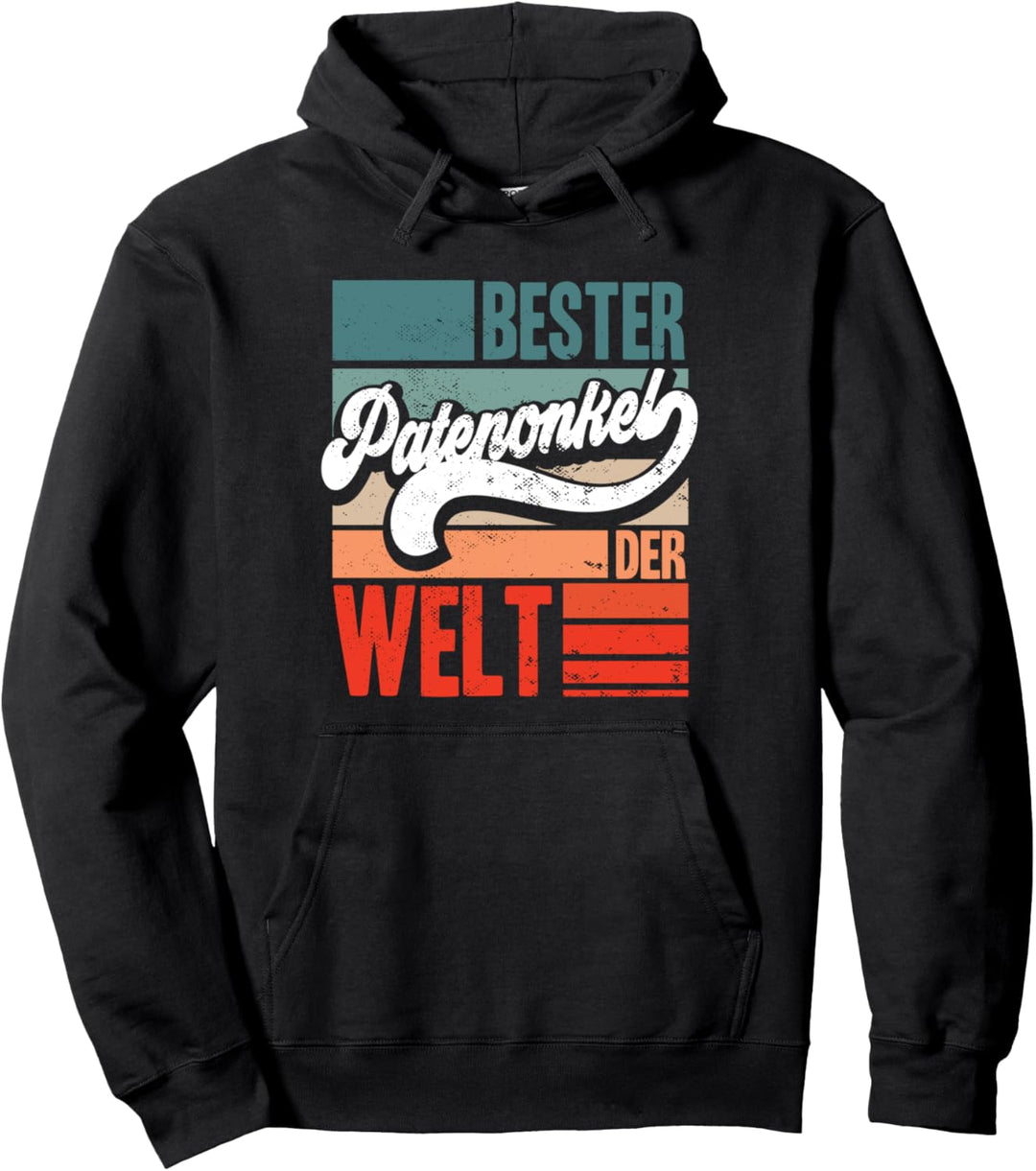 Bester Patenonkel Der Welt Vintage Lustiger Spruch Pullover Hoodie
