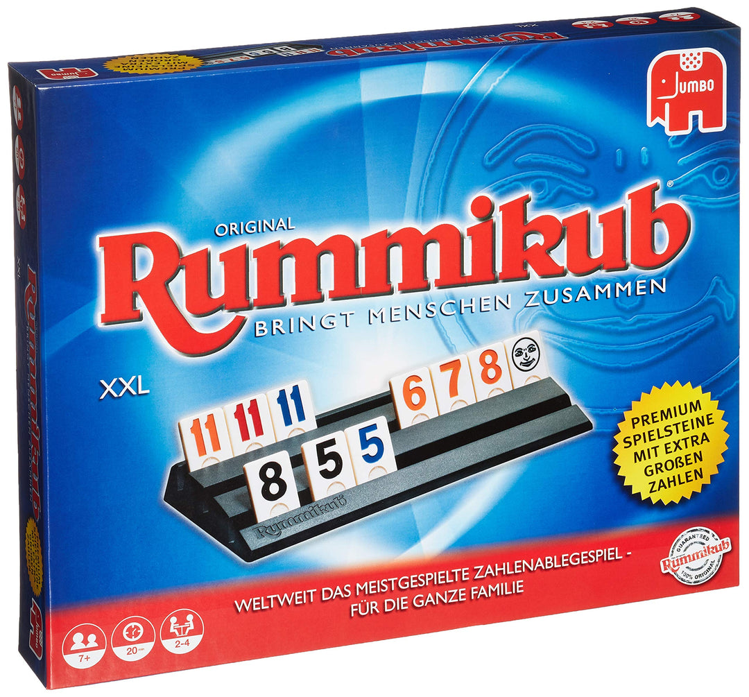 Jumbo Spiele Original Rummikub XXL - Der Klassiker unter den Gesellschaftsspielen im Grossformat - f