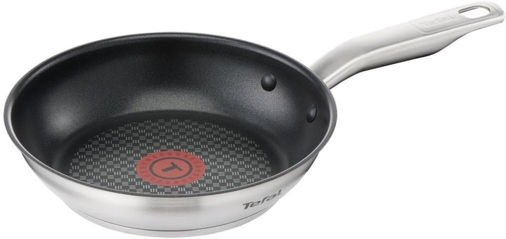 Tefal E49104 Virtuoso Pfanne Versiegelt | 24 Cm | Hochwertiger Premium-Edelstahl | Titanium Pro Anti